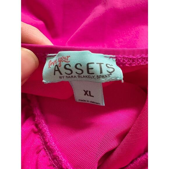 SPANX Love Your Assets Ruffle Halter Deep V One Piece Swim Size XL - Picture 5 of 6